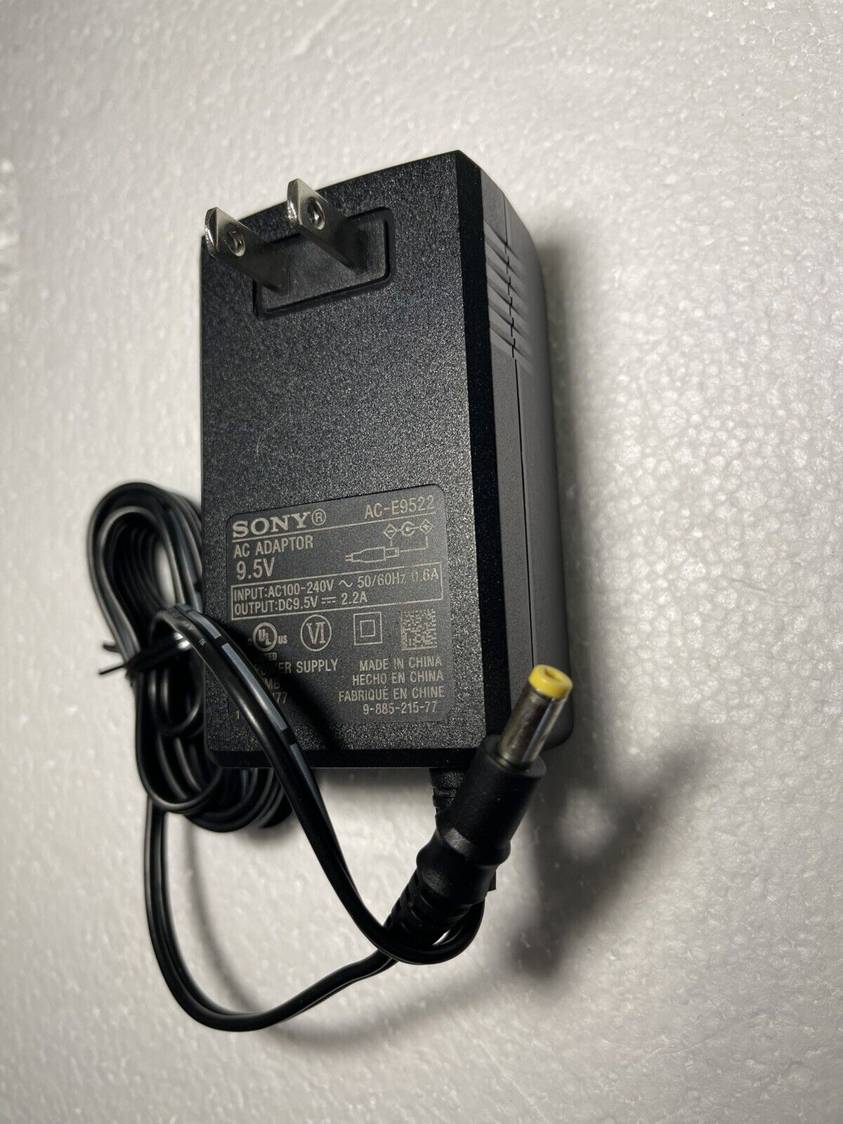 SONY SRS-XB40 Charger AC-E9522 AC Power Adapter / Supply 9.5v 2.2A Genuine  Sony