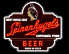 Wisconsin Chippewa's Pride 24"x20" Vivid LED Neon Sign Light Lamp With Dimmer V2