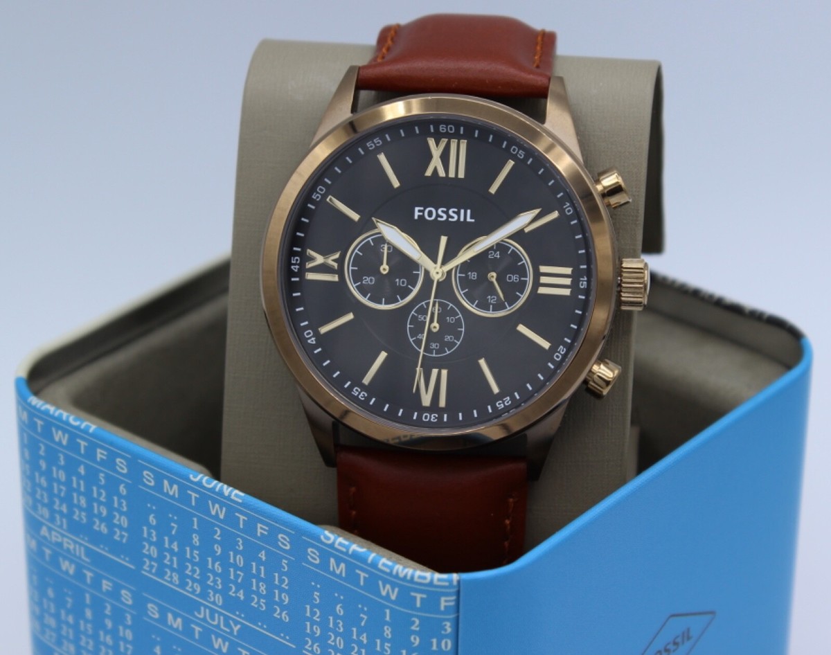 Fossil Flynn Chronograph Stainless Steel Watch Fossil Flynn