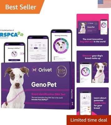 Easy-to-Use Dog Genetic Testing Kit - Breed Identification & Health Insights