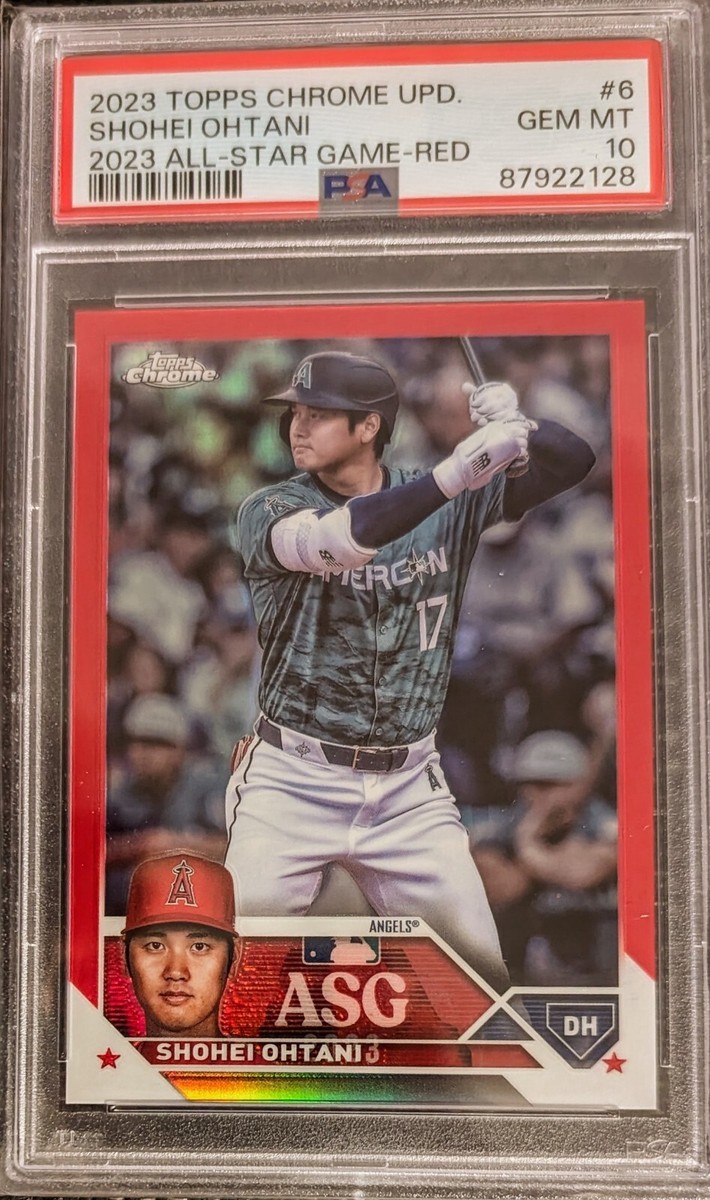 ゲームセンター・ゲームカード 2022 Topps Chrome Shohei Ohtani PSA WBC Shohei Ohtani #GNC-5 Prices | 2022 Topps Chrome Update
