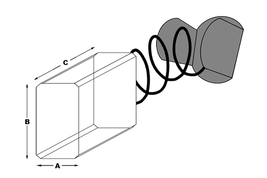 2x carbon brushes for Makita UH6300 JR3000V JR3000VT UH4500 (CB55 181026-2)