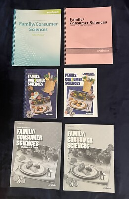 Abeka Family/Consumer Sciences Elective Homeschool Home Economics NEVER USED