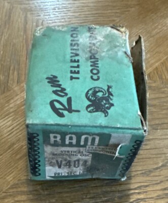 RAM TELEVISION COMPONENTS V404 Vintage Vertical Blocking Osc. Pri. sec 1:1.5 NOS