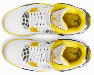 Size 8.5 - Air Jordan 4 Retro Vivid Sulfur W for sale online | eBay