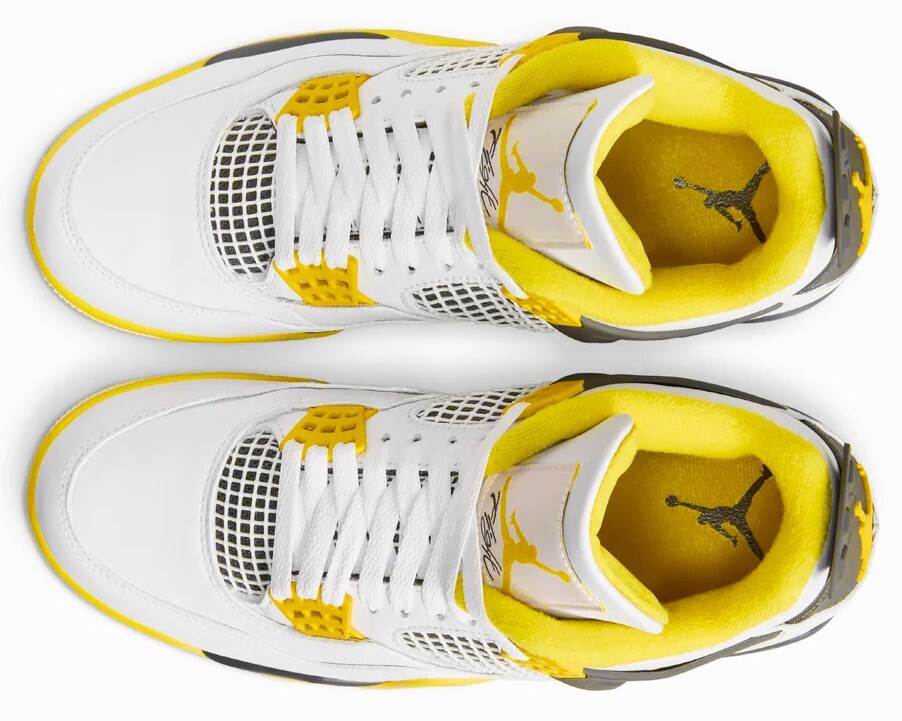 Air Jordan 4 Retro "Vivid Sulfur" AQ9129101 Size Wmns 8/ Mens 6.5 NEW