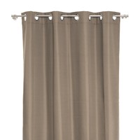 Vorhang Verdunkelung ÖSen Blickdicht Thermo Gardinen Store Sichtschutz Taupe