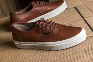 vans leather sneakers