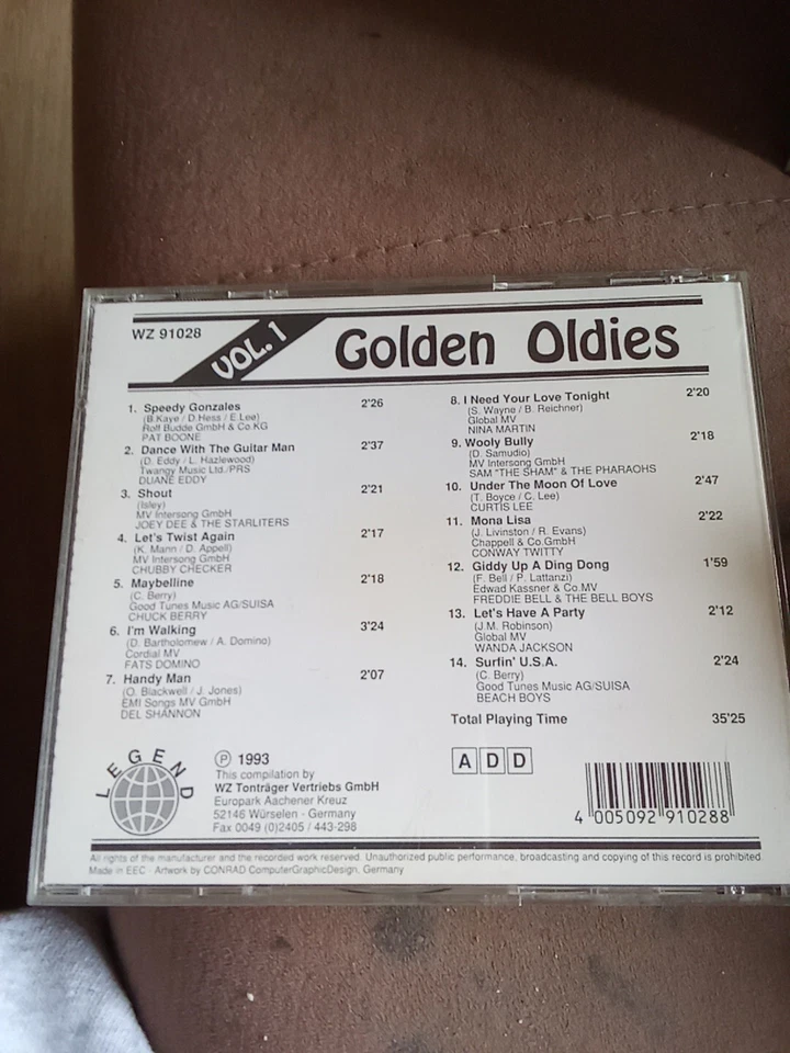 CD: Golden Oldies, Vol. 1 - Bild 2 von 2