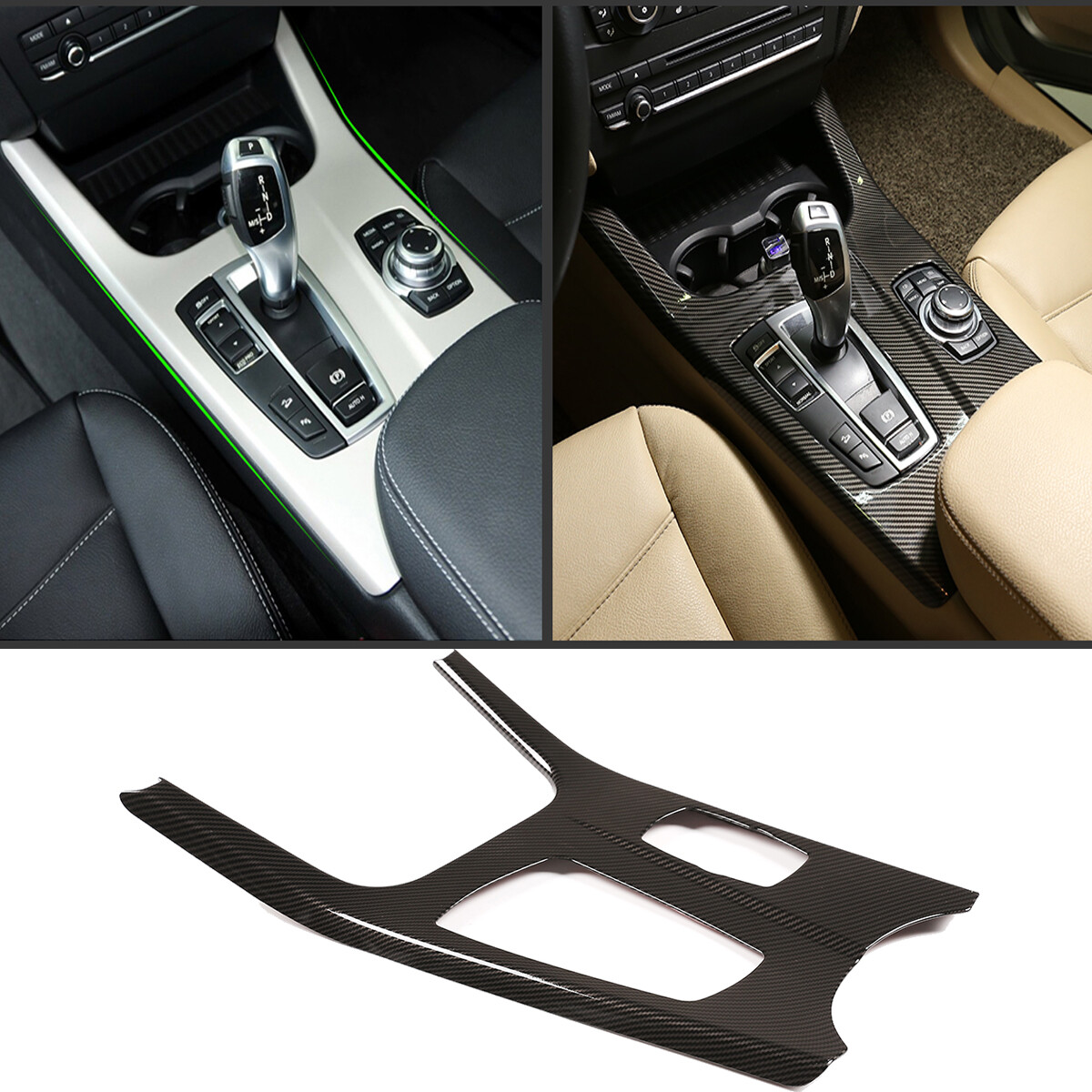 Rivestimento Console BMW X3 X4 - Pannello Cambio Fibra Carbonio