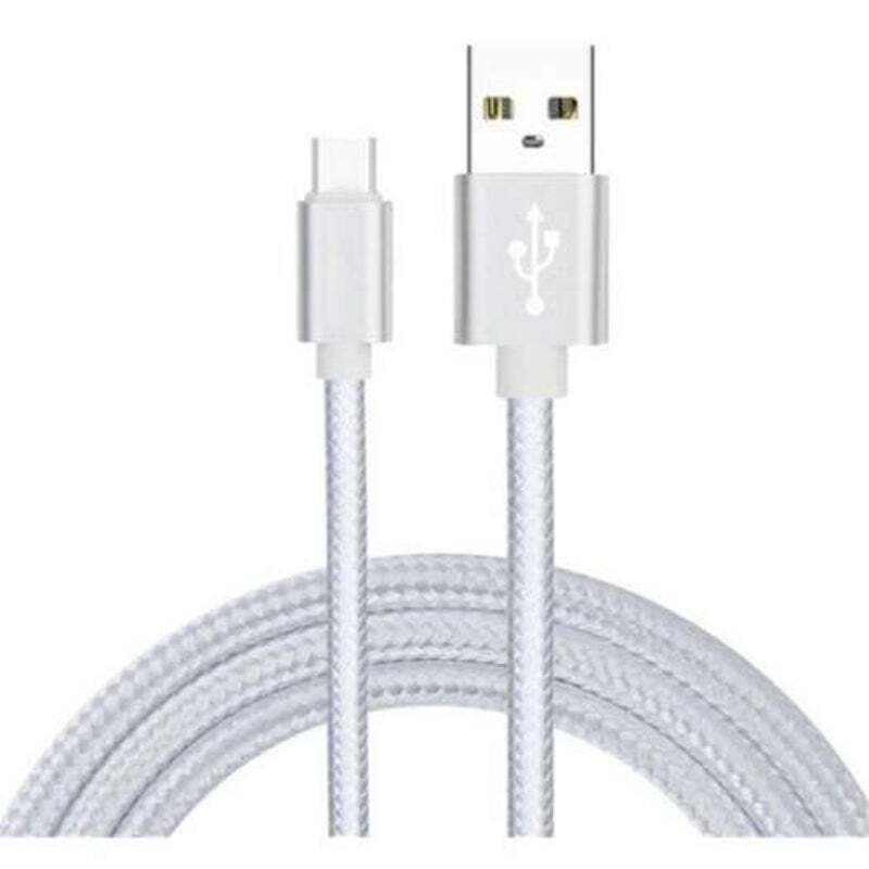 Nylon Knitting Aluminum Usb 3.1 Type C Cable Light Gray nylon,pvc Cables & Adapt