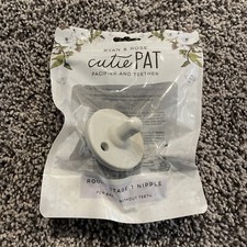 Ryan  Rose cutie PAT Pacifier and Teether Round Stage 1 Nipple Gray 0m 