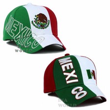 MEXICAN Hat MEXICO Flag Eagle Federal Logo Curved Bill Adjustable Baseball Cap