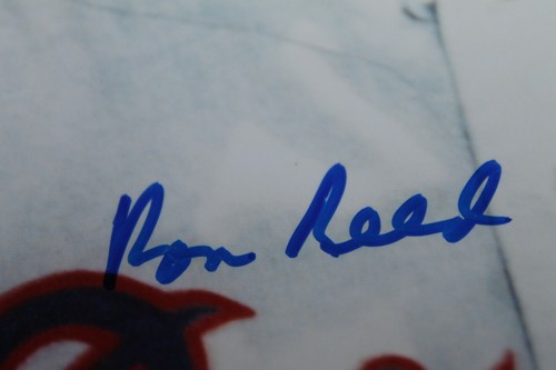 RON REED AUTOGRAPHED BRAVES 8X10 PHOTO POSE 2 - Picture 2 of 2