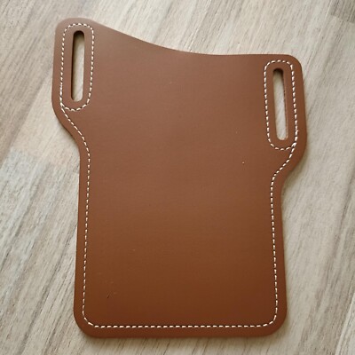 For Samsung Galaxy A13 A23 A53 73 Tradesman Leather Belt Case Holster Pouch