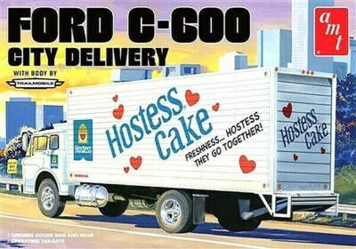 AMT Modelle 1:25 Ford C-600 City Lieferung LKW Modellbausatz