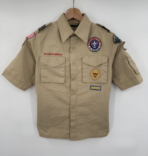 Boy Scouts of America Cub Scout Uniform Youth Shirt Cotton Blend Size Medium