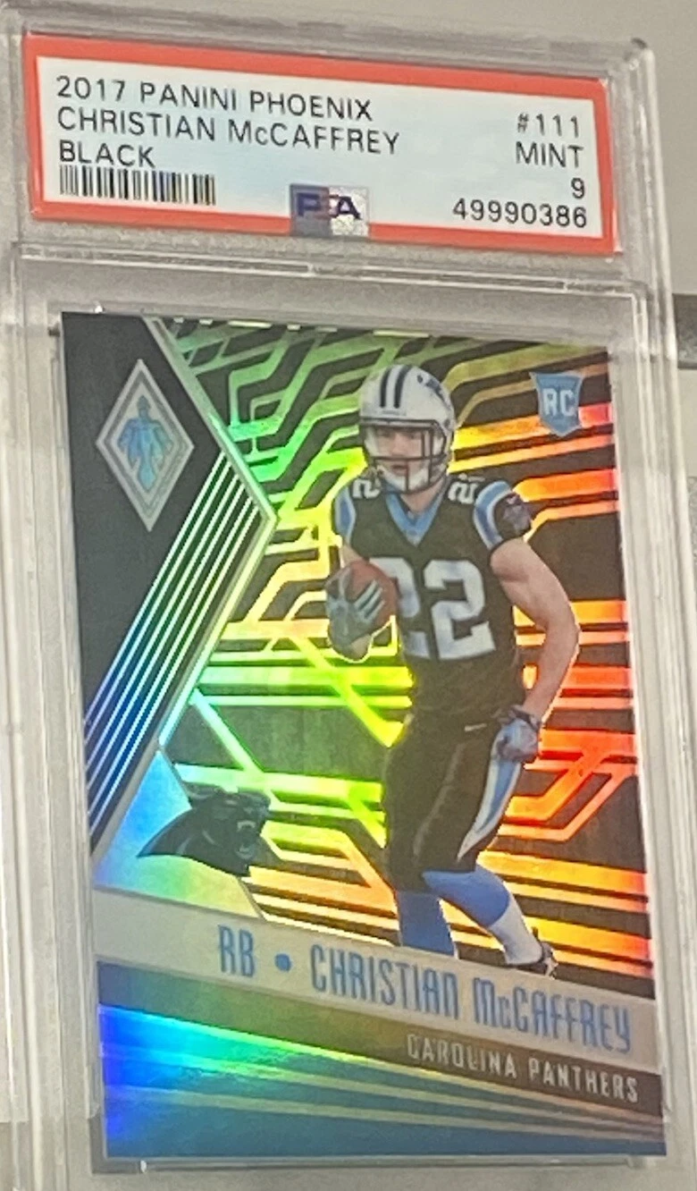 Christian McCaffrey Panini Phoenix #111 Black