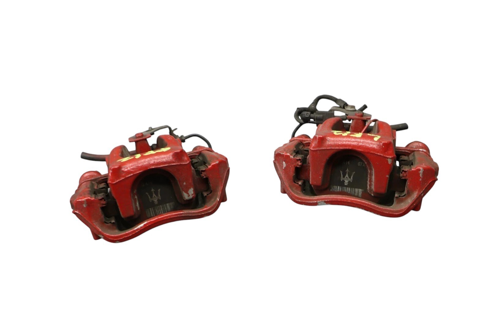 14-17 Maserati Ghibli Rear Left & Right Side Brake Caliper Calipers Set OEM