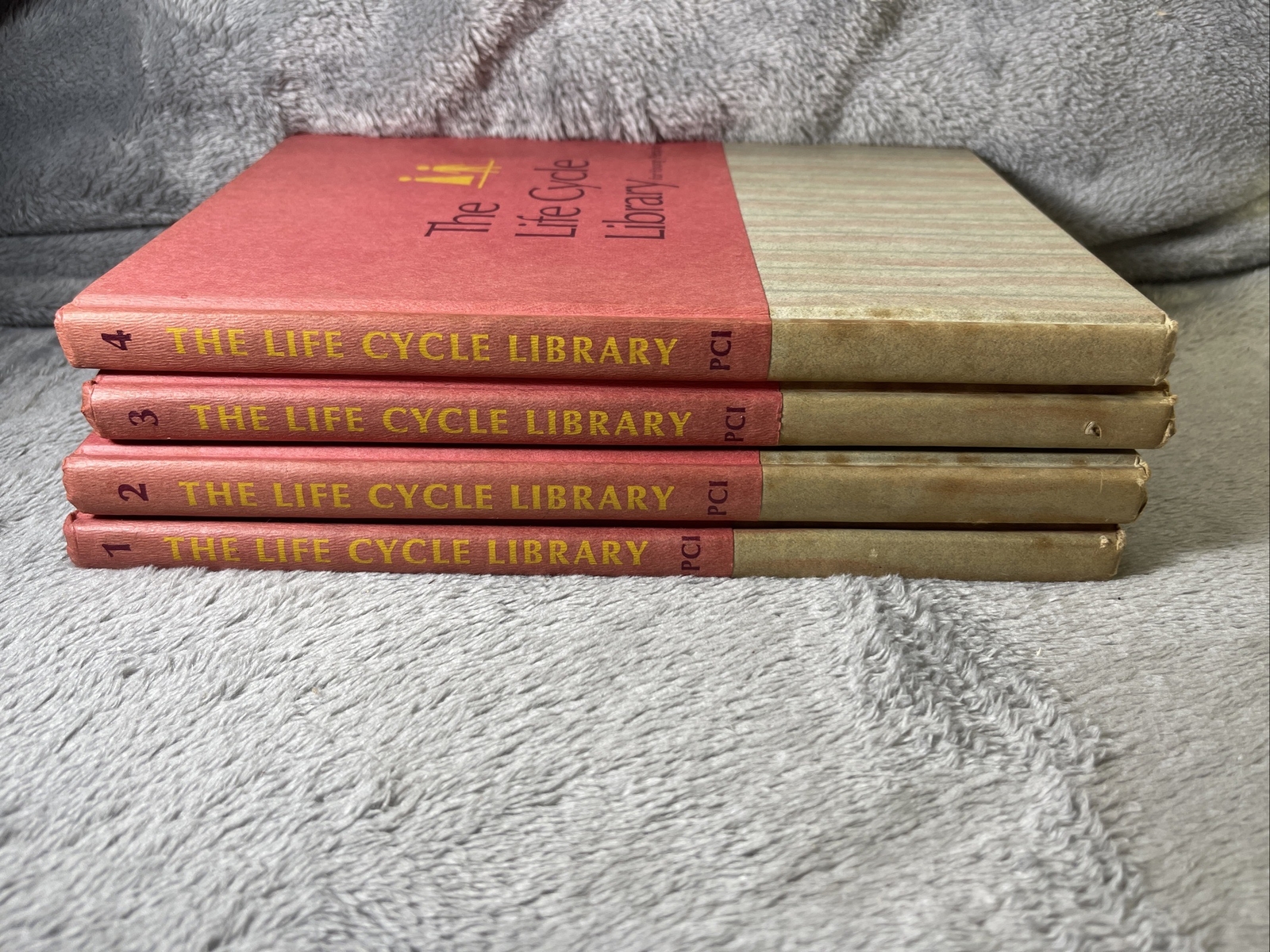 Hard Cover The Life Cycle Library for Young People Volumes 1-4 Vintage 1969