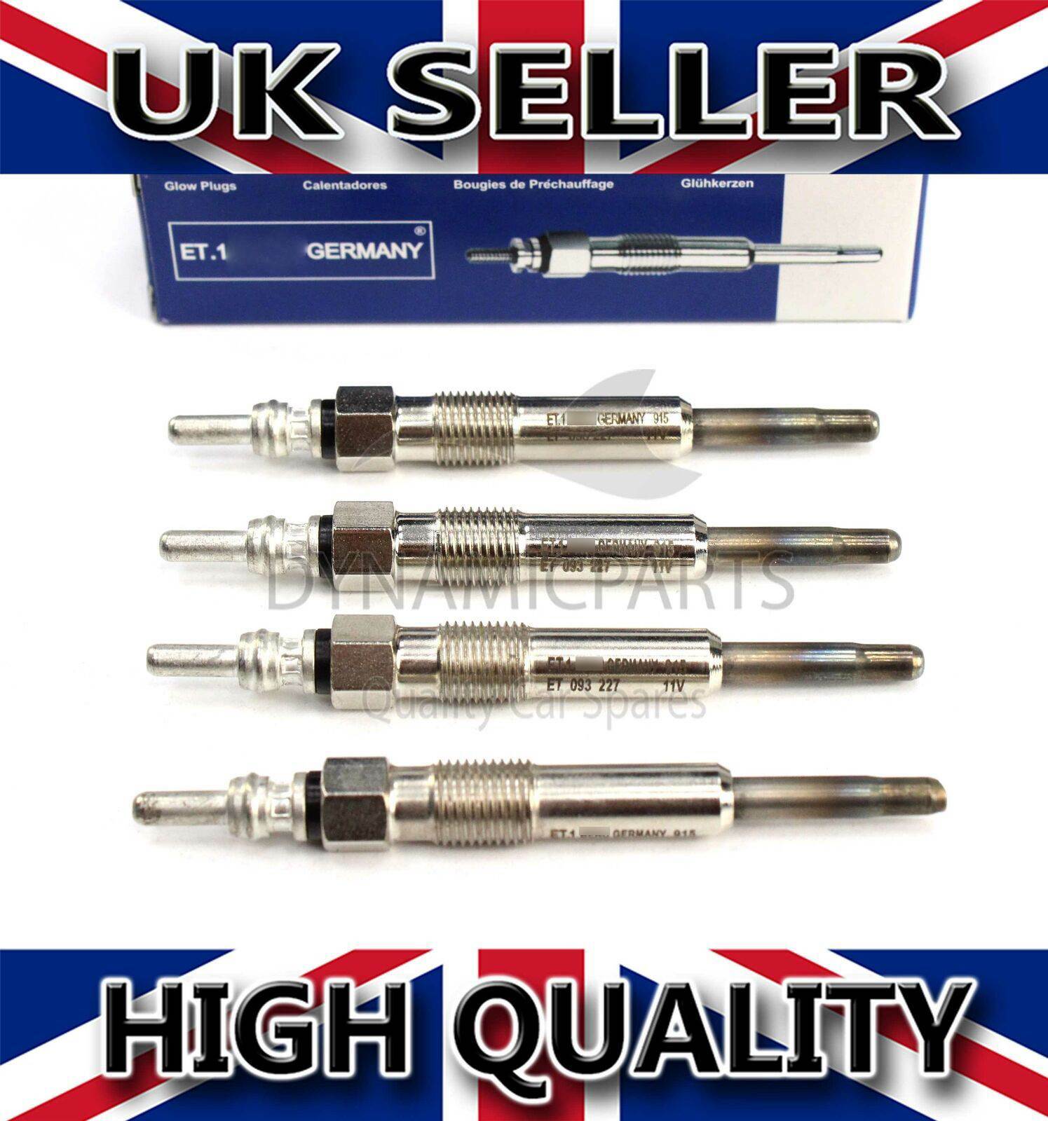 4X FOR VW T4 TRANSPORTER LT MK2 2.5 TDI HEATER GLOW PLUGS eBay