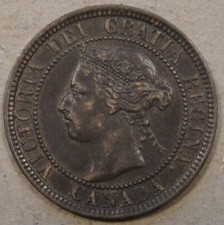 Canada 1901 Large Cent as Pictured