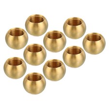 M10x1 Gewinde 10Pack Lampe Endstücke Kappe Knopf Messing Kugel Schraubgewinde