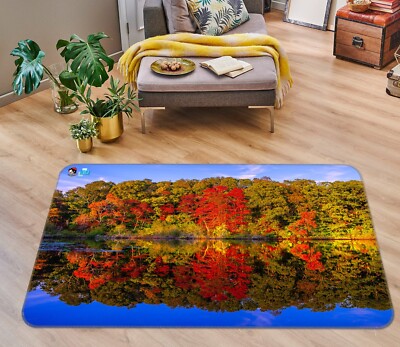 3D Dense Forest ZHUA2342 Game Non Slip Rug Mat Photo Carpet Vera