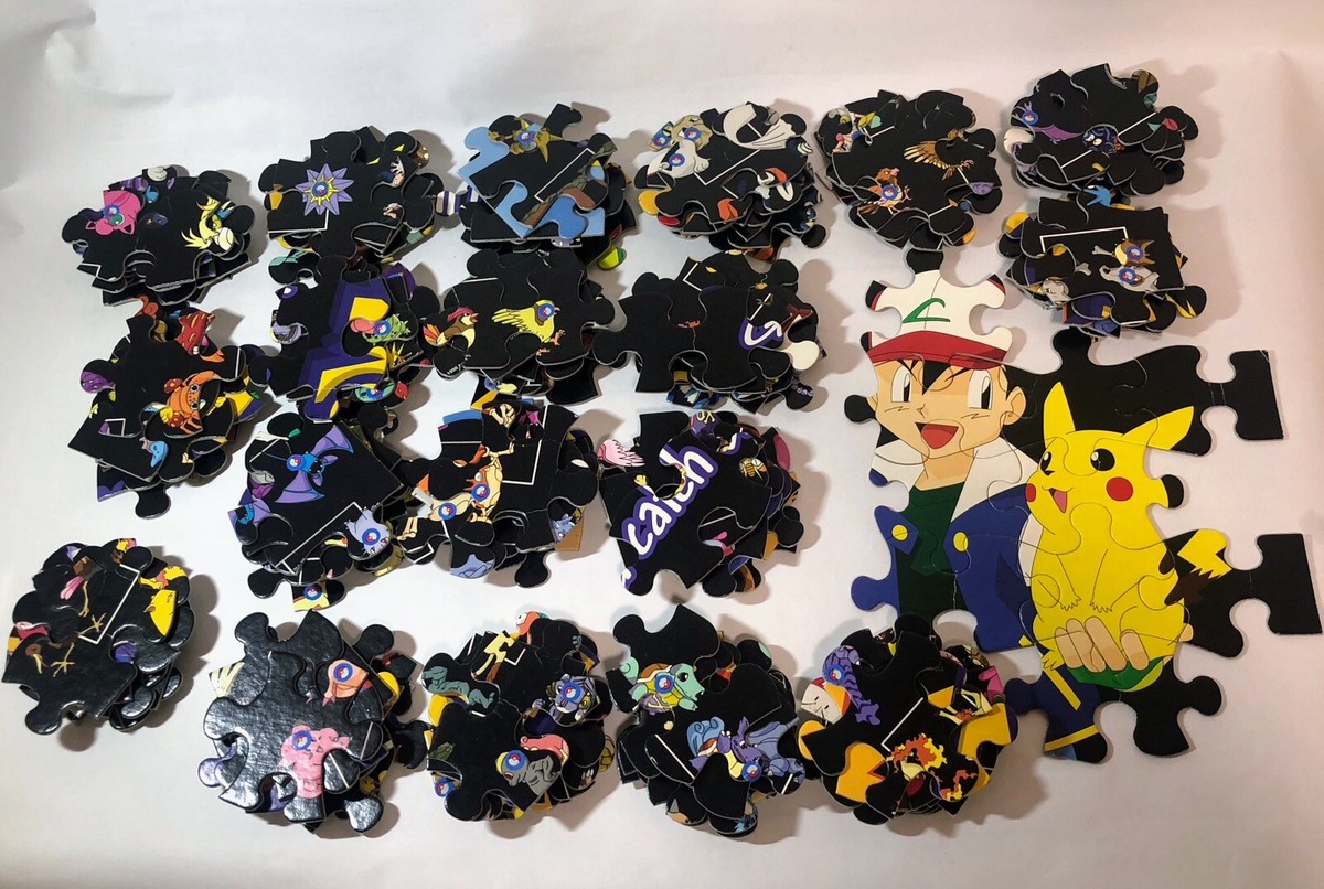 Vintage 1998 Pokemon 200 Piece Puzzle All Pieces Nintendo