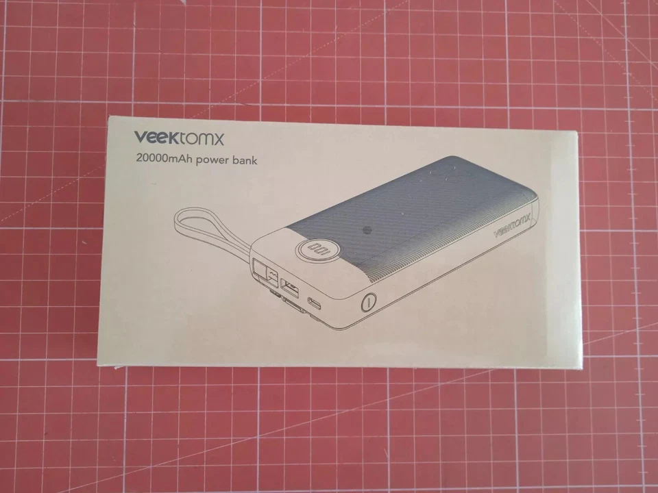VEEKTOMX 20000mAh Power Bank with Built in Cables VT201 _0.3_5