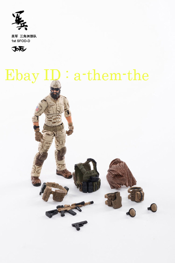 In-Stock @ a-team-the) JOYTOY 1ST SFOD-D Delta Force 1/18 Squad