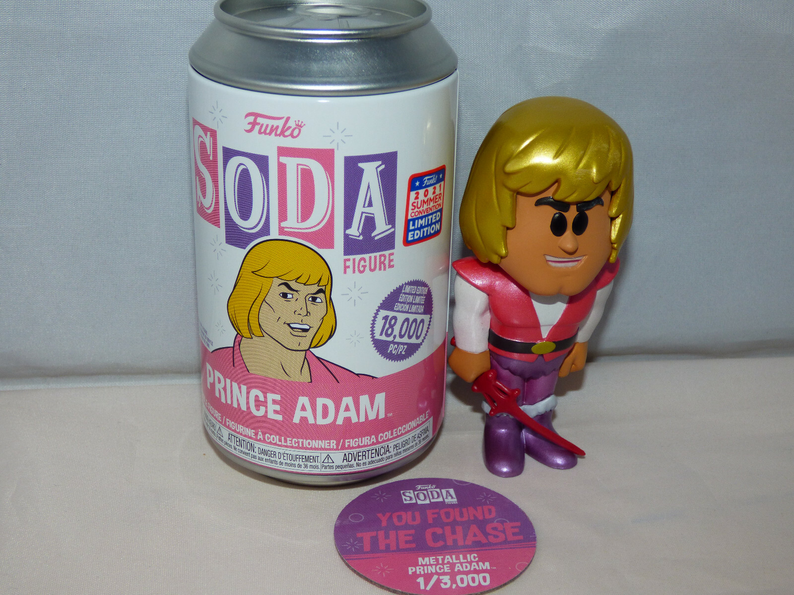 prince adam funko soda chase