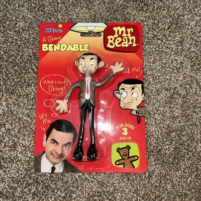 NJ Croce A Beany Bendable Mr Bean Collectible Figure Tiger Aspect 1990