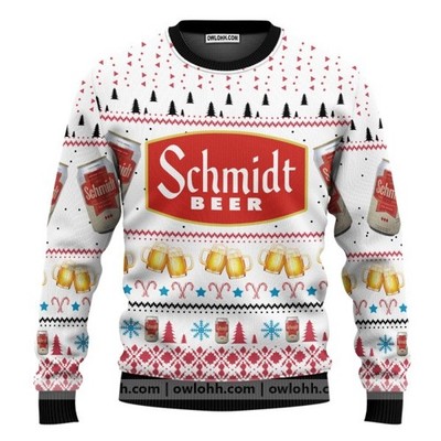 Schmidt Beer Ugly Christmas Sweater Jumpers 8211 OwlOhh | eBay
