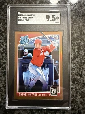 2018 Shohei Ohtani Panini Donruss Optic - Rated Rookie #56 Bronze 