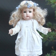 Antico vestito bambola 1910j m sottoveste giacca cappuccio per bambola Käthe Kruse 30 cm