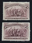 CKStamps: US Stamps Collection Scott#231 2c Columbian Mint NH OG