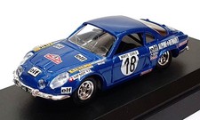 Solido 1/43 Scale 1804 - Alpine A110 #18 Monte Carlo Rally 1973 - Blue