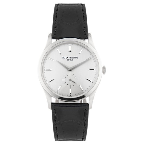 Patek Philippe Calatrava White Gold Silver Dial 37mm Full Set
