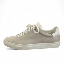 Good Man Brand Low Top Gray Leather Sneakers Size 11 Made In Italy