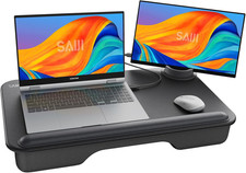 Laptop Lap Desk - Fits up to 17" Laptops, Lightweight Lap Tray Table Stand with