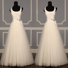 Victorian Wedding Dresses 1960s Sleeveless Vintage Tulle Summer Bridal Gowns