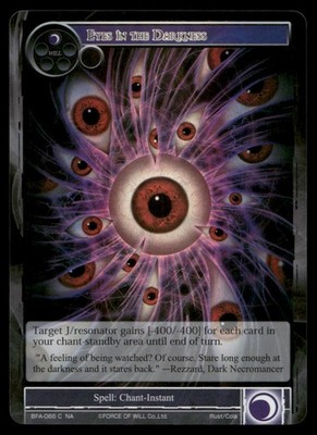 Eyes in the Darkness Common Battle for Attoractia BFA-066 NM