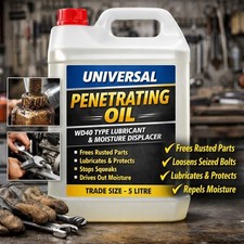 5L Multi-Purpose Penetrating Oil / WD40 Type Lubricant – Rust Release, Moisture 6.30 per litre