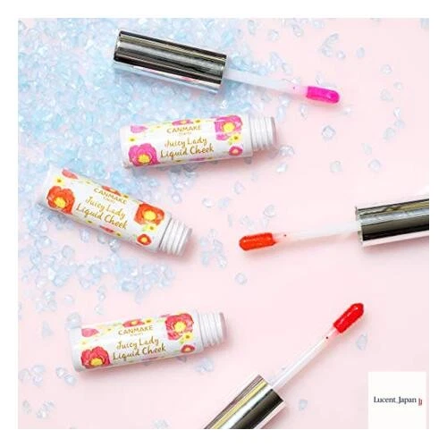 [NEW] CANMAKE JUICY LADY LIQUID CHEEK 01 ROSE POP - Image 2 of 2