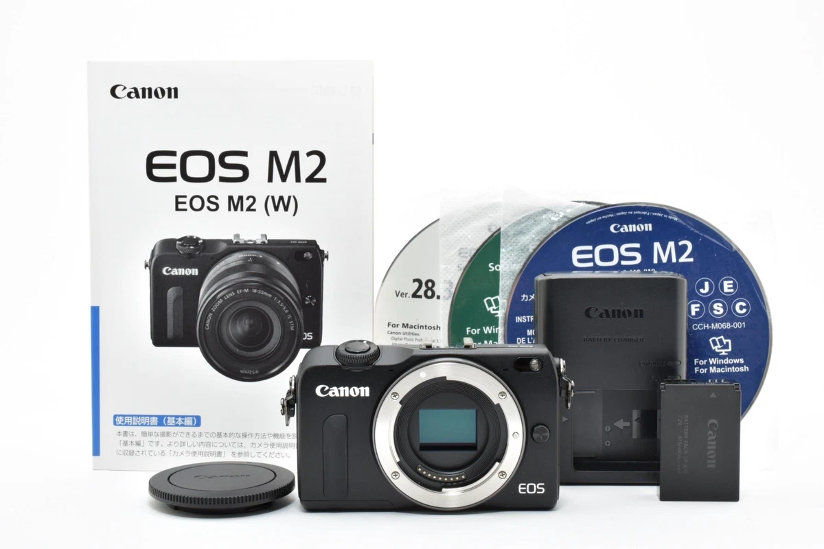 Canon EOS M 2 Digital Cameras 17-19.9 MP Maximum Resolution for