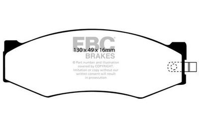 DP527 Ebc Ultimax Front Brake Pad Set Fits Nissan 300Zx Pick Up Silvia