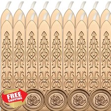 Atopbb Gold Sealing Wax Sticks, 14pc, Vintage Totem, for Wax Seal Stamps