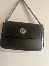 Christian Lacroix CXL Karen Caviar Shoulder Bag Hand Bag in Black NWT Purse