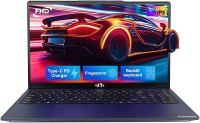 15.6 IPS FHD Laptop AMD Ryzen 5 6600H 6-Cores 660M GPU 16GB DDR5 RAM 512GB